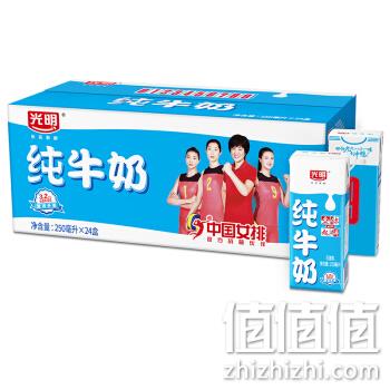  光明 纯牛奶 250mL*24盒