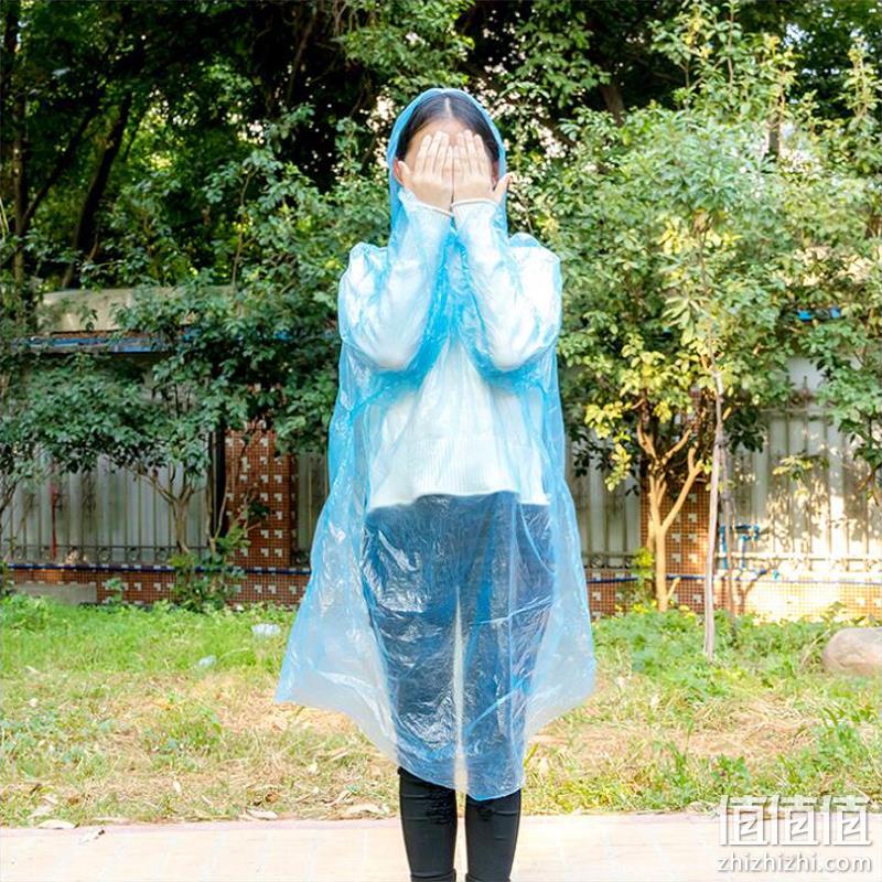  一次性透明雨衣 随机1件