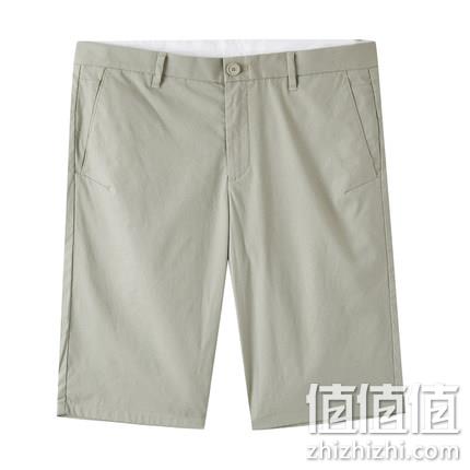  美特斯邦威 男子棉麻五分裤