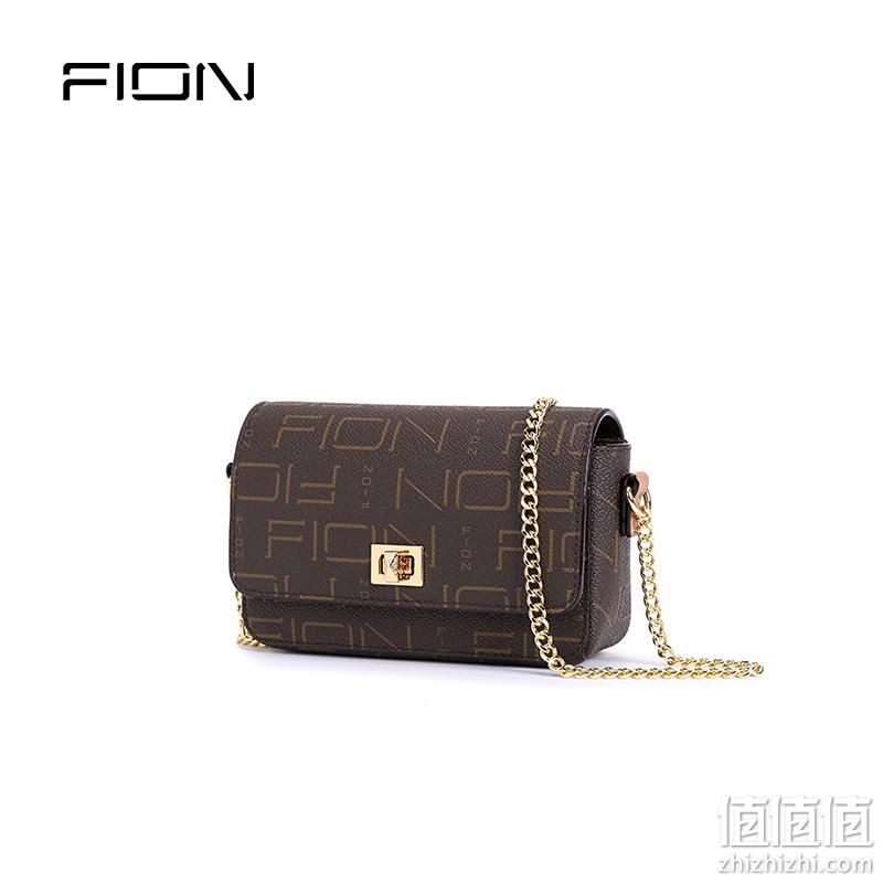  Fion 菲安妮 女士锁扣小方包