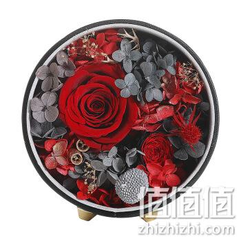  ZHIAI 指爱 圆形永生花礼盒 