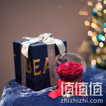  野兽派 白雪公主的苹果音乐水晶球永生花玫瑰礼盒