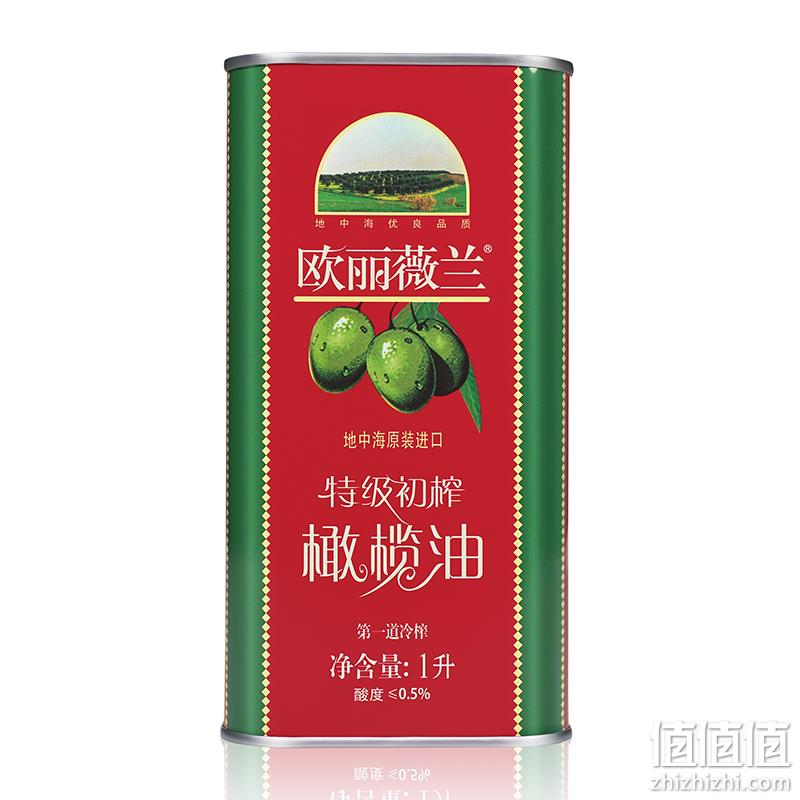  欧丽薇兰  特级初榨橄榄油红装1L 