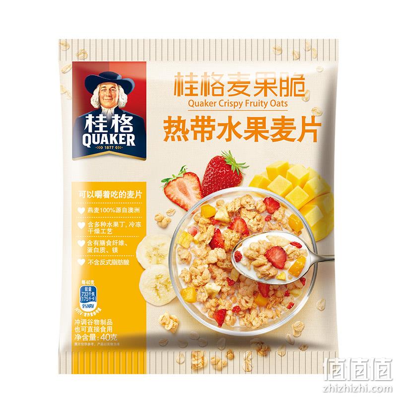  桂格 麦果脆 热带水果风味  200克 