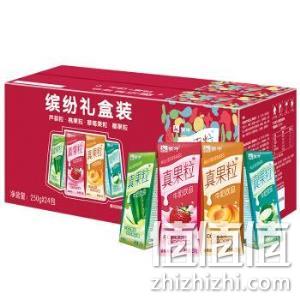  蒙牛 真果粒牛奶饮品（草莓+芦荟+椰果+桃果粒）250g*24盒