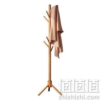  佳佰 衣帽架 原木色三角款