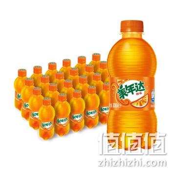  美年达 无糖橙子味汽水 300ml×3瓶