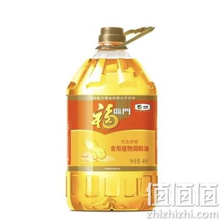  福临门 花生原香调和油 4L*1件