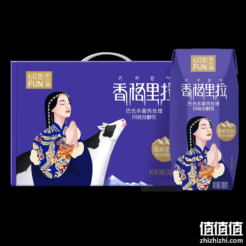  xuelan 雪兰 香格里拉风味 酸牛奶 200g*12盒