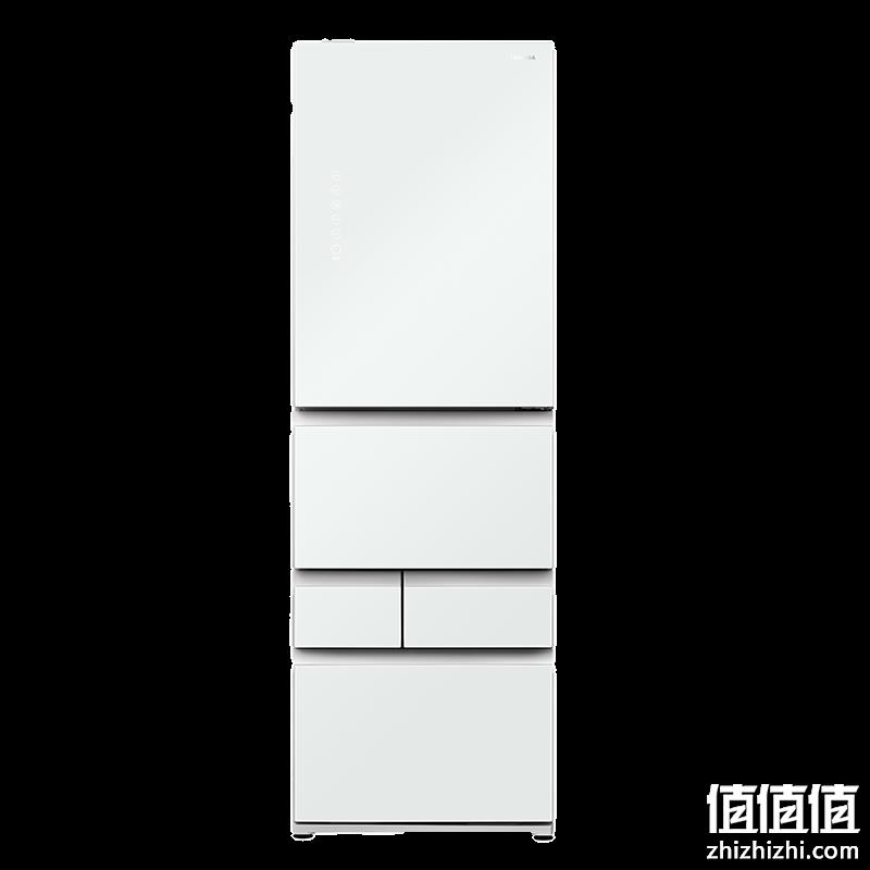  23日20点：TOSHIBA 东芝 GR-RM429WE-PG2B3 风冷多门冰箱 409L 富士白 