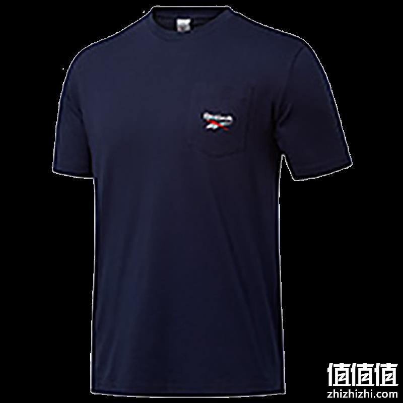  23日20点：Reebok 锐步 Classics 中性运动T恤 FT7373 