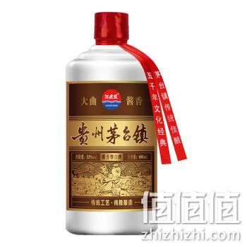  有券的上：江左盟 贵州茅台镇酱香型53度白酒高粱酒粮食酒高度老酒400ML 单瓶