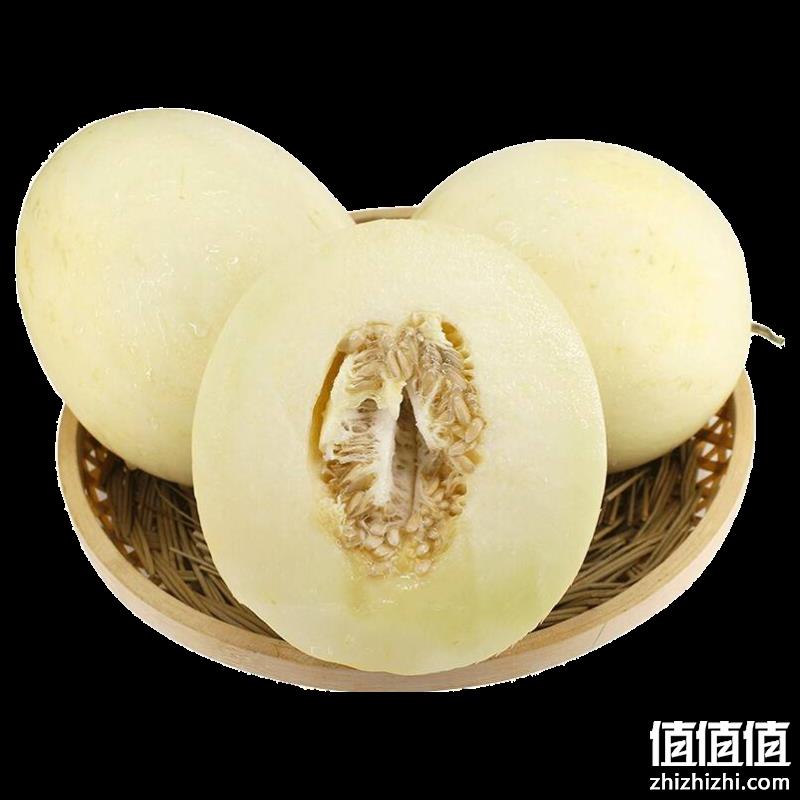  巧域 精选白皮甜瓜 带箱3斤装 净重2.5-3斤