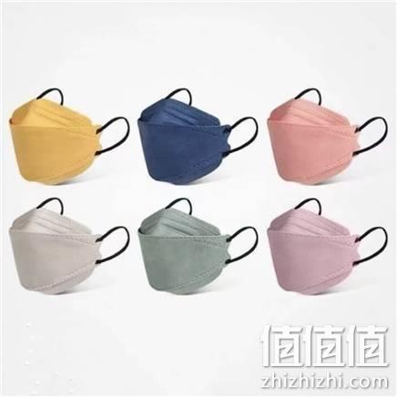  萌荣  kn95级莫兰迪彩色系口罩 随机颜色 40个