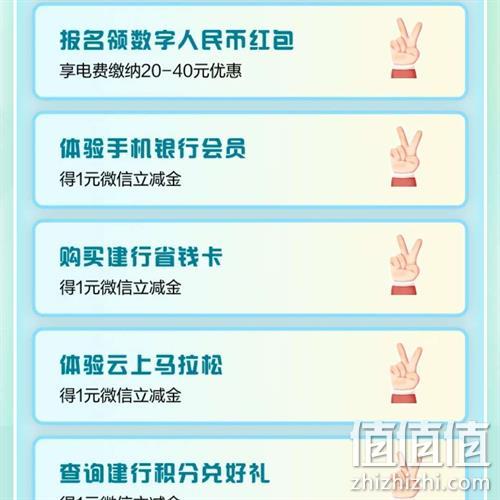  限地区、牛蛙腿：建设银行 领微信立减金