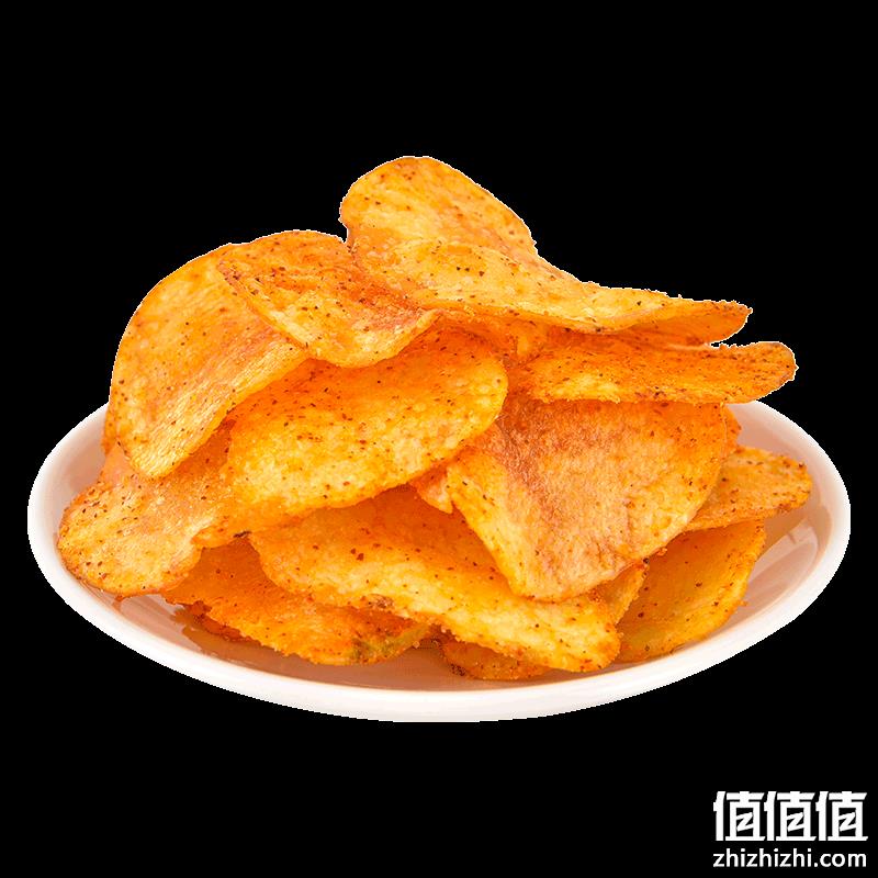  俏美味 贵州麻辣土豆片薯片 6袋（共300g）