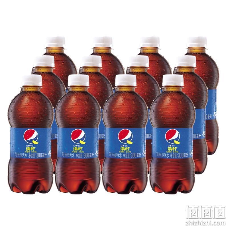  PLUS会员、百事可乐 清柠味汽水 300ml*12瓶 *2件