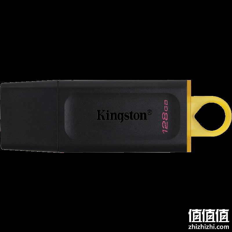  Kingston 金士顿 u盘 USB3.2 Gen 1 DTX 128G Type-c转接头+otg转接头+挂绳