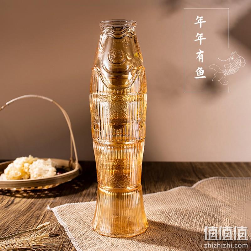  萌物坊 年年有鱼玻璃杯 4件套