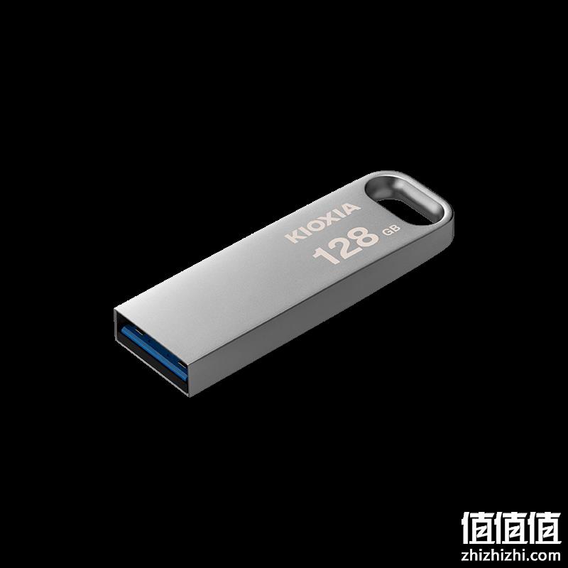 25日20点、KIOXIA 铠侠 随闪系列 U366 USB 3.2 Gen 1 U盘 银色 128GB USB-A