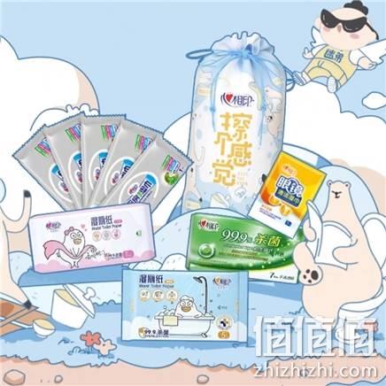  心相印 迷你装湿巾礼包 5件爆款组合