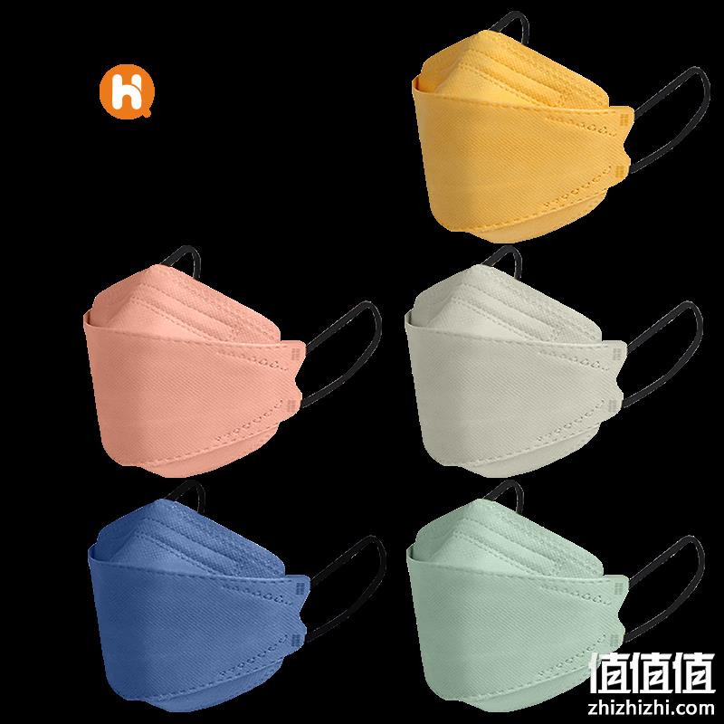 惠寻 莫兰迪KN95口罩 10片装