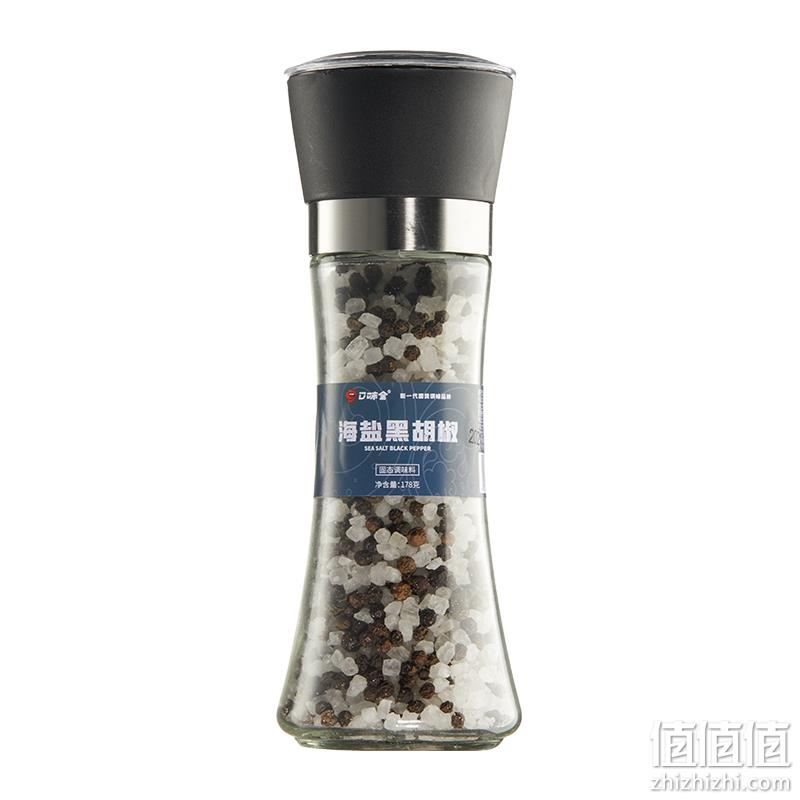  88VIP：口味全 海盐黑胡椒粒 178g