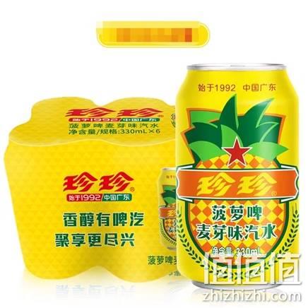  珍珍 碳酸汽水 6*330ml