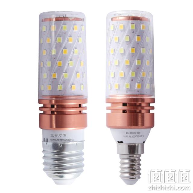  巨祥灯饰 LED三色变光玉米灯泡 12W