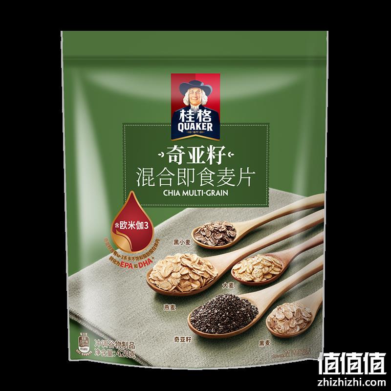  PLUS会员：桂格 奇亚籽混合燕麦片 420g/袋