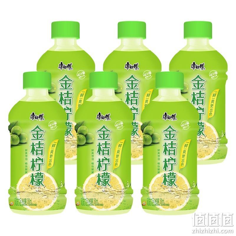  康师傅 金桔柠檬 330ml*6瓶