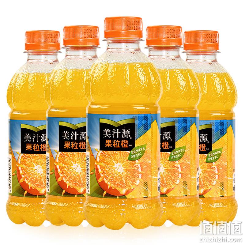  京喜：可口可乐 美汁源果粒橙 300ml*6瓶