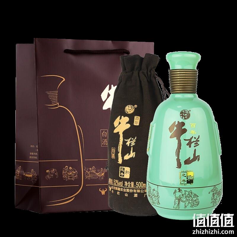  牛栏山 和之牛 浓香型白酒52度 500ml*2瓶