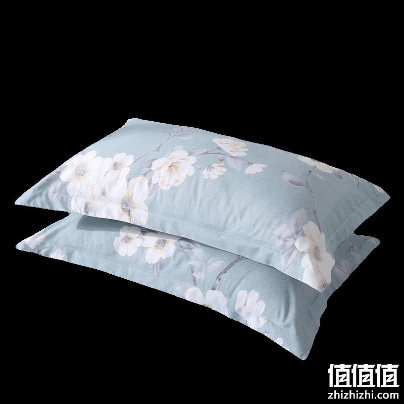  闭眼买、京喜app：樵纪 枕套2只 繁花 45x74cm TJ