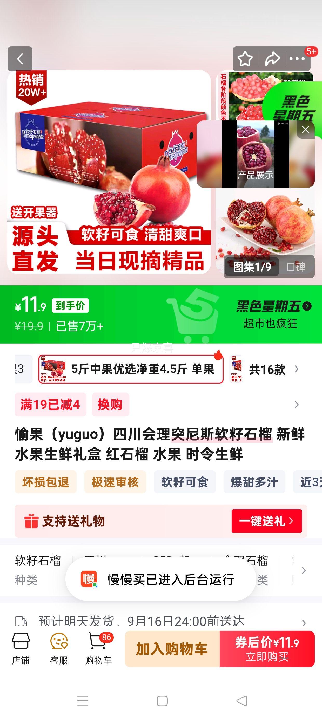 梦宛怡 山东莱阳秋月梨礼盒 净重4.5斤优选装 特大果单果5两+优惠证明