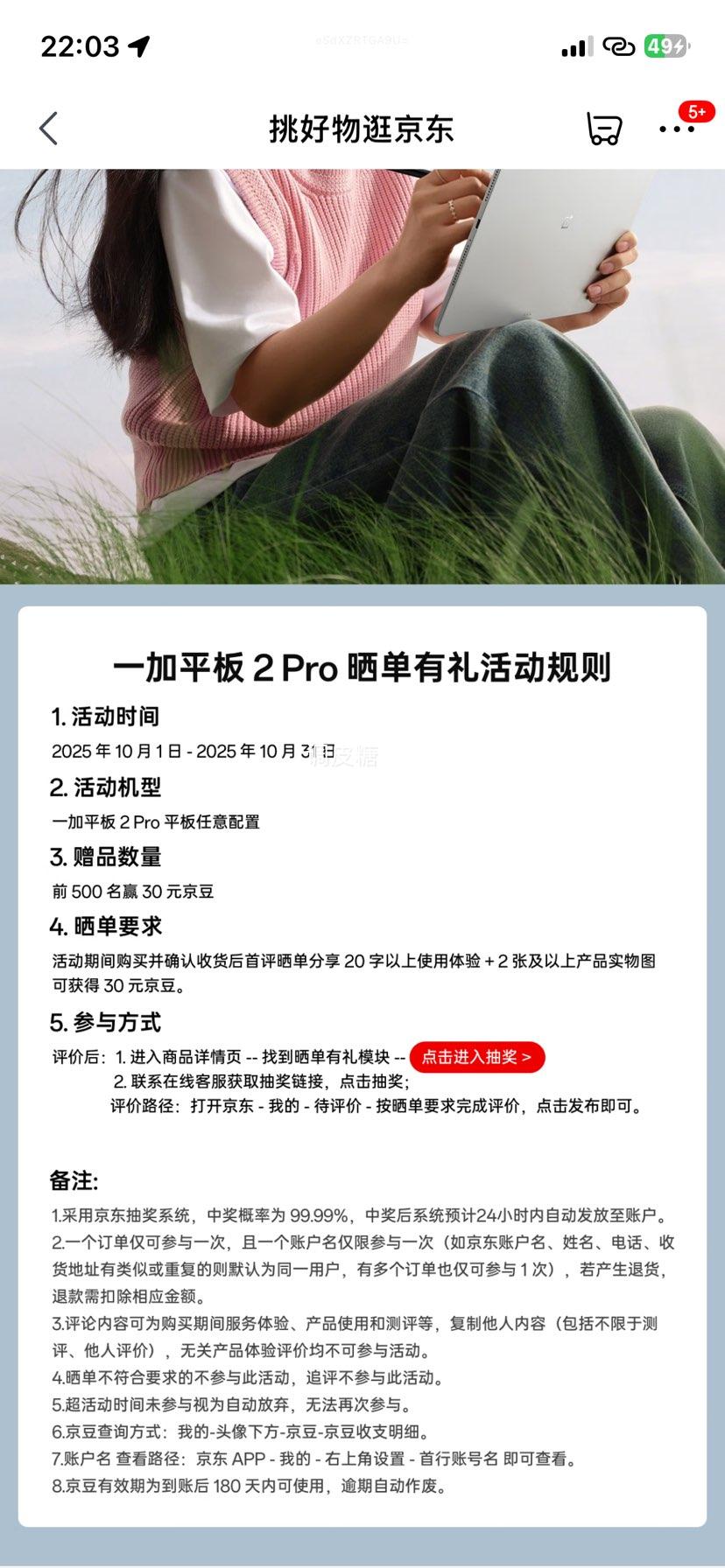 一加 Pad 2 Pro 平板电脑 骁龙 8 至尊版芯片 13.2英寸 冰川银 8GB+256GB优惠证明