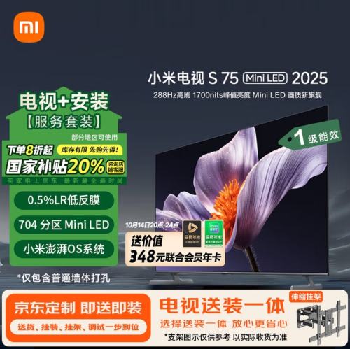 20点：MI/小米 S 75英寸 电视 L75MB-S优惠证明
