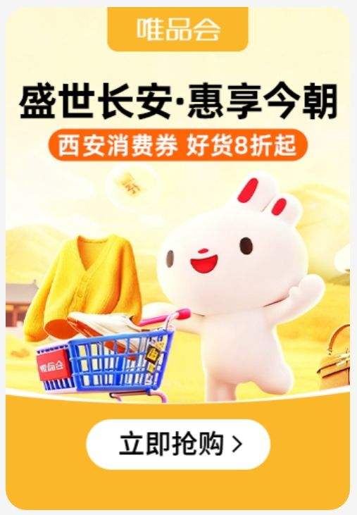 即享好券：唯品会 镇府消费券 8折全国可用优惠证明