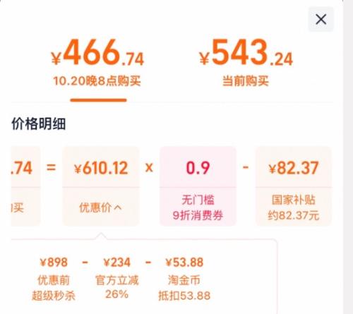 20日20点、88VIP：全友家居 中古风小推车 移动储物边几优惠证明