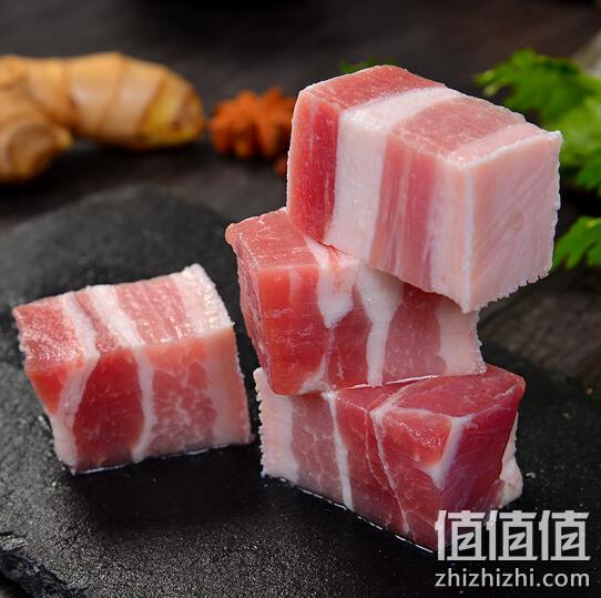 金锣 猪带皮五花肉块 500g*12件 146.8元包邮 值值值-买手聚集的地方