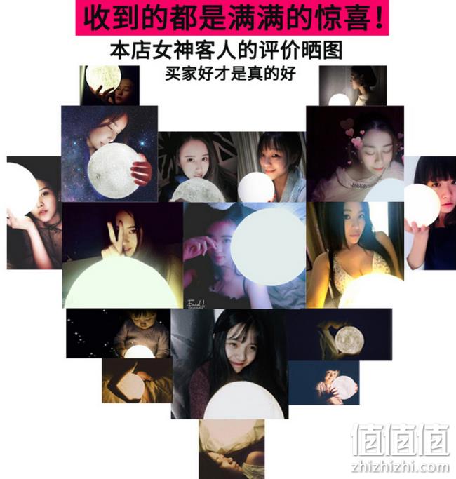 抖音爆款！Menelaus 月球灯 11cm 券后14.9元包邮 值值值-买手聚集的地方