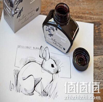世界古老墨水之一！德国进口！Pelikan百利金 30ml 4001非碳素钢笔墨水 亮黑色 19.9元含税 值值值-买手聚集的地方