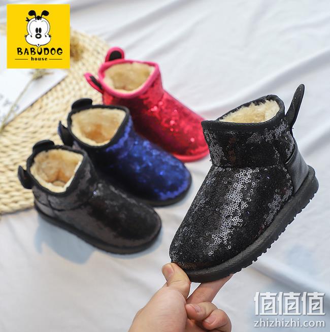 史低，大额券！Babudog  巴布狗 男女加绒童靴 券后29.9元包邮（上次推荐类似款39.9元） 值值值-买手聚集的地方