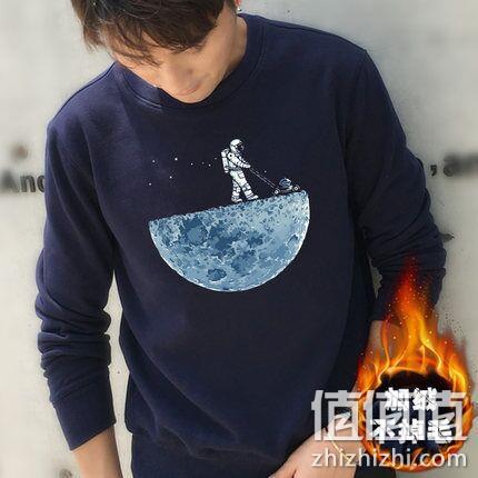 加绒不掉毛！爱朗思 男士 圆领卫衣 券后29.9元包邮 值值值-买手聚集的地方