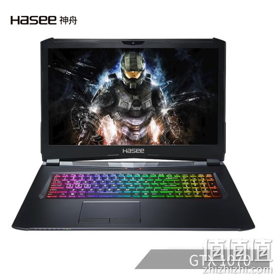 Hasee 神舟 精盾G97E 17.3英寸商务游戏本（i7-8750H、16GB、1TB+256GB、GTX1070 8G、120Hz) 9287元包邮 值值值-买手聚集的地方