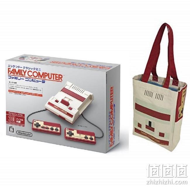 史低：Nintendo 任天堂 ​Classic Mini Family Computer 复刻 迷你FC红白机+托特包+特典明信片 Prime会员556.51元含税包邮 值值值-买手聚集的地方