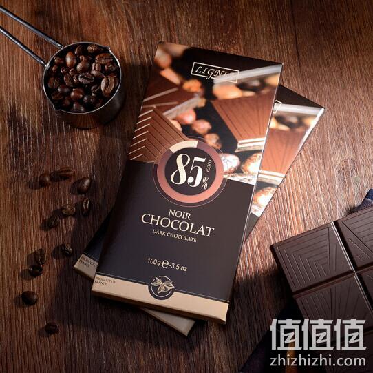 85%可可：5件x100g LIGNIA 利妮雅 非凡黑巧克力 49元（长期29.8元/件） 值值值-买手聚集的地方