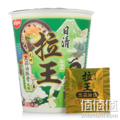 部分地区有货，NISSIN 日清 拉王 九州黑蒜油豚骨风味 方便面 80g 5.9元（长期11.9元），可满99-50元 值值值-买手聚集的地方