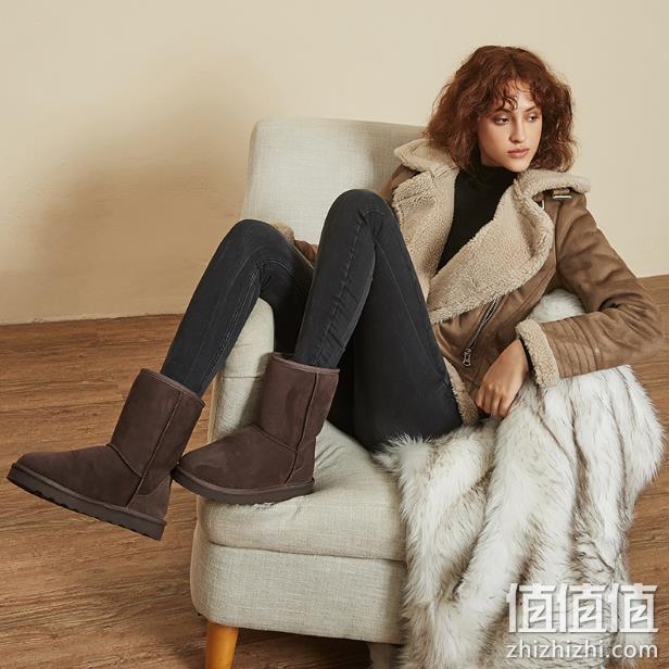 网易严选 澳洲美丽奴羊毛 皮毛一体雪地靴 219元包邮  值值值-买手聚集的地方