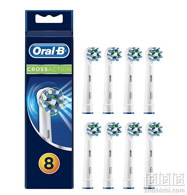Braun 博朗 Oral-B 欧乐-B 8只装 *2件多角度清洁型刷头EB50 Prime会员：328.96元（京东422元） 值值值-买手聚集的地方